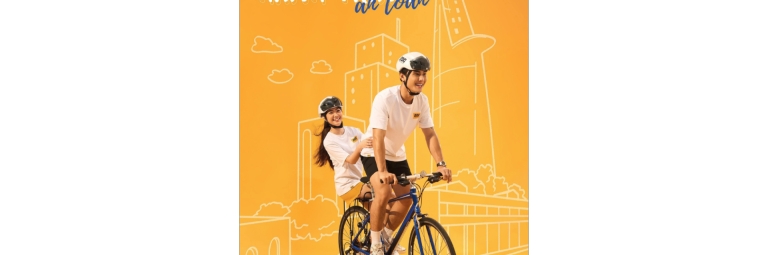 Key visual Poc Helmet on illustration background